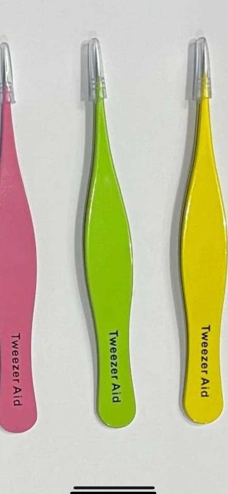 TWEEZER AID Surgical Tweezers for Ingrown Hair (3 Pack Pointed) Tweezer aid.