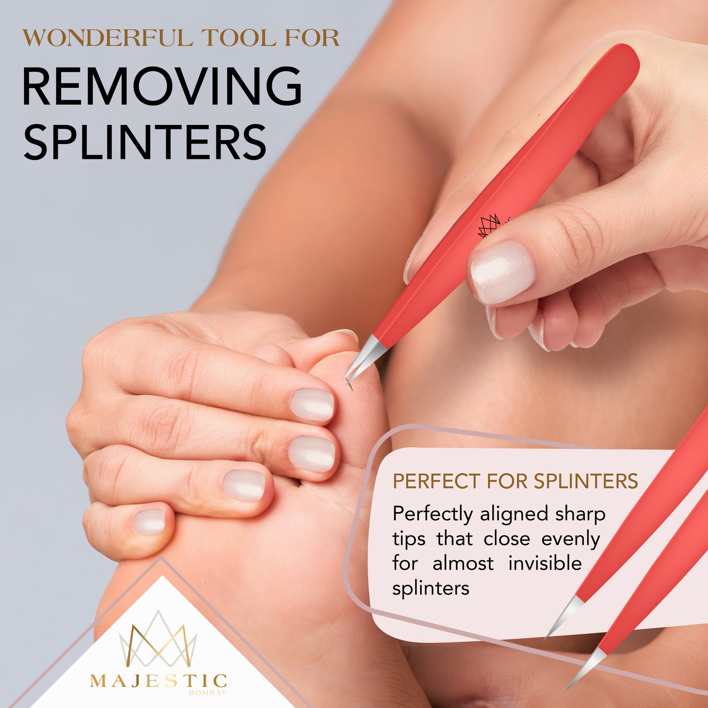 Tweezers Set 4-piece