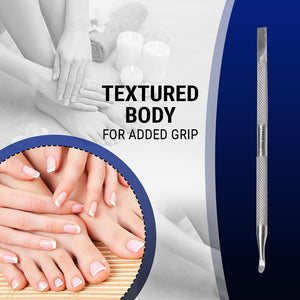 Professional Cuticle Pusher and Nail Cleaner Tool
