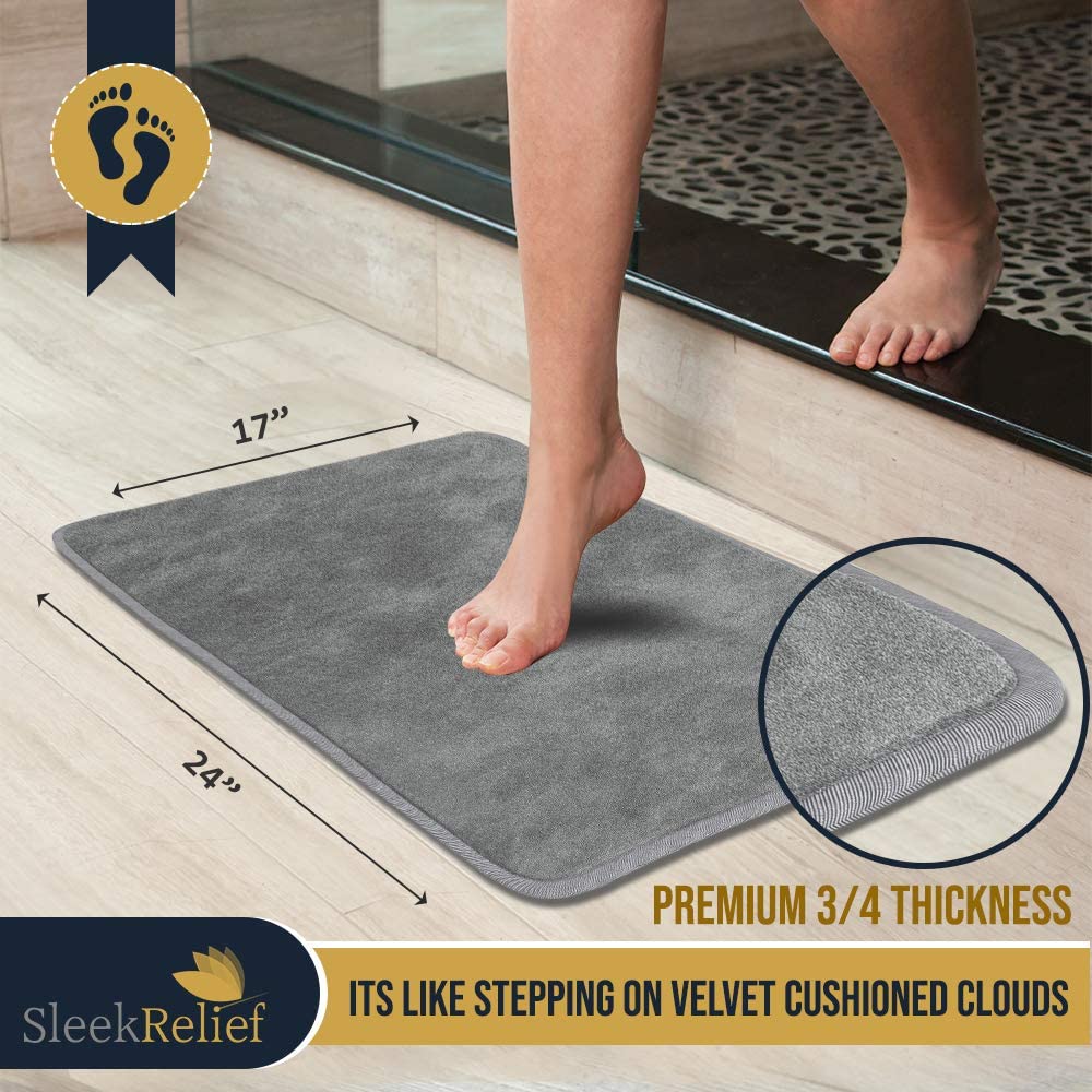 Ultra Thick Memory Foam Bath Mat