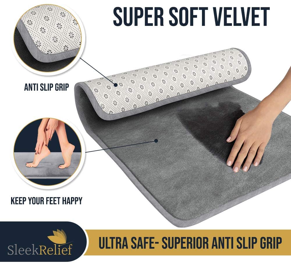 Ultra Thick Memory Foam Bath Mat
