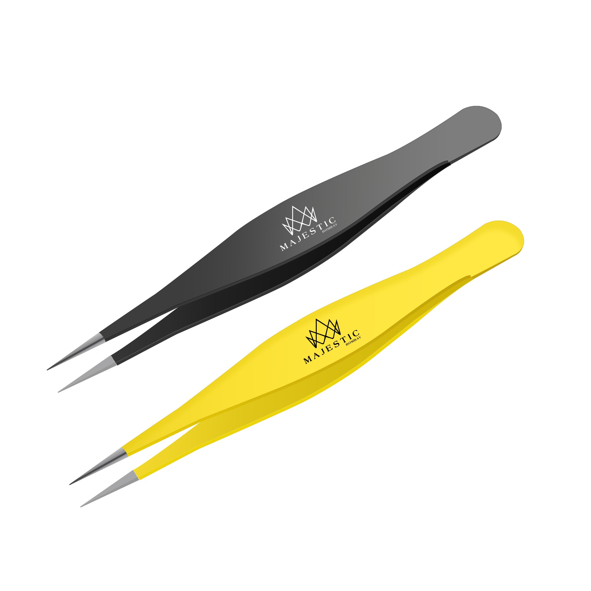 Surgical Tweezers for Ingrown Hair (Black and Yellow)