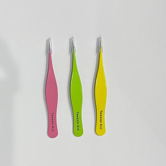 TWEEZER AID Surgical Tweezers for Ingrown Hair (3 Pack Pointed) Tweezer aid.