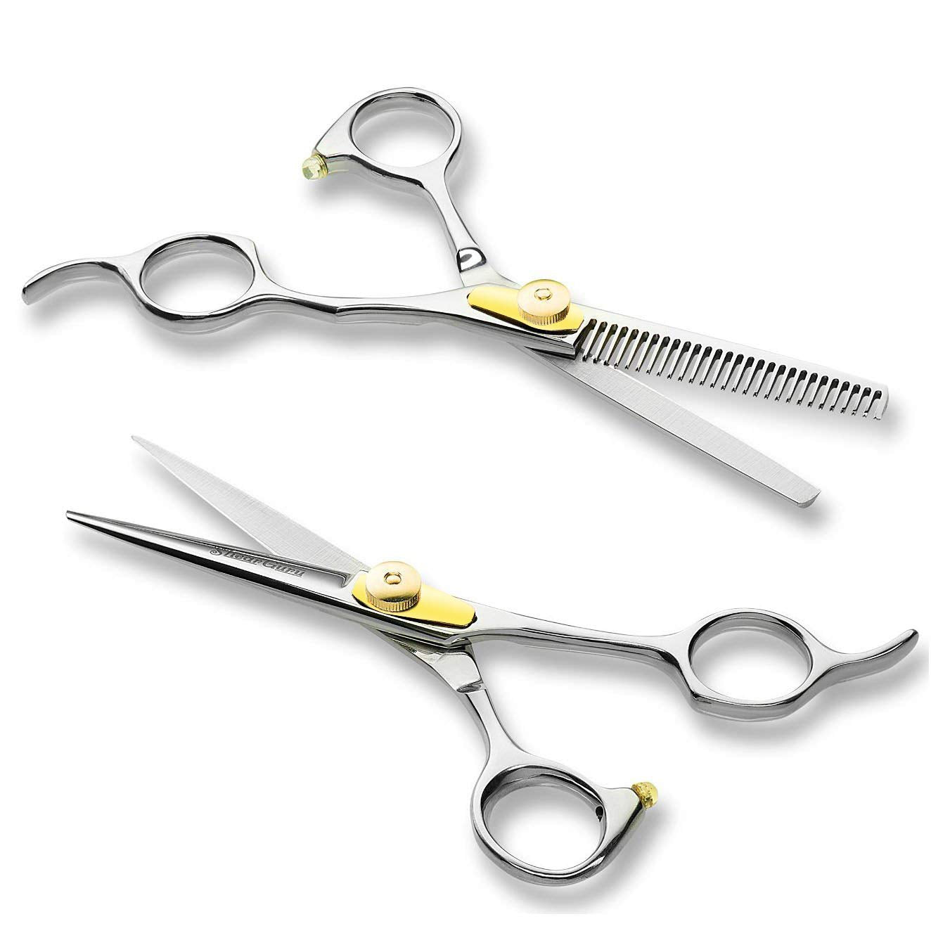 Professional Barber Scissor Hair Cutting Set - 6.5 - 1 Straight Edge