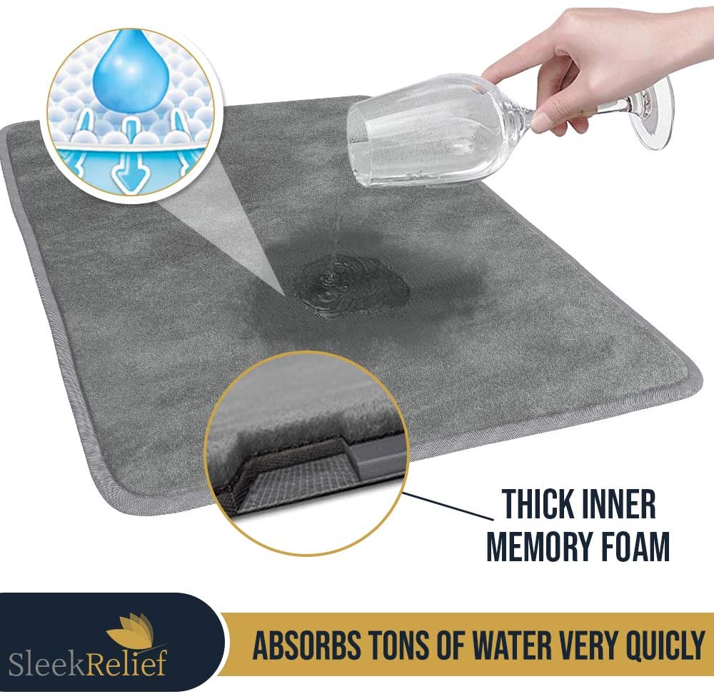 Ultra Thick Memory Foam Bath Mat