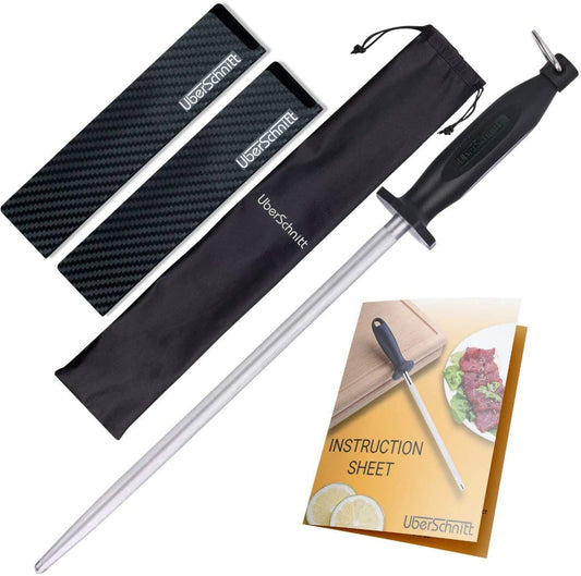 Top Chef’s 10' Knife Rod + Knife Guard Honing Steel